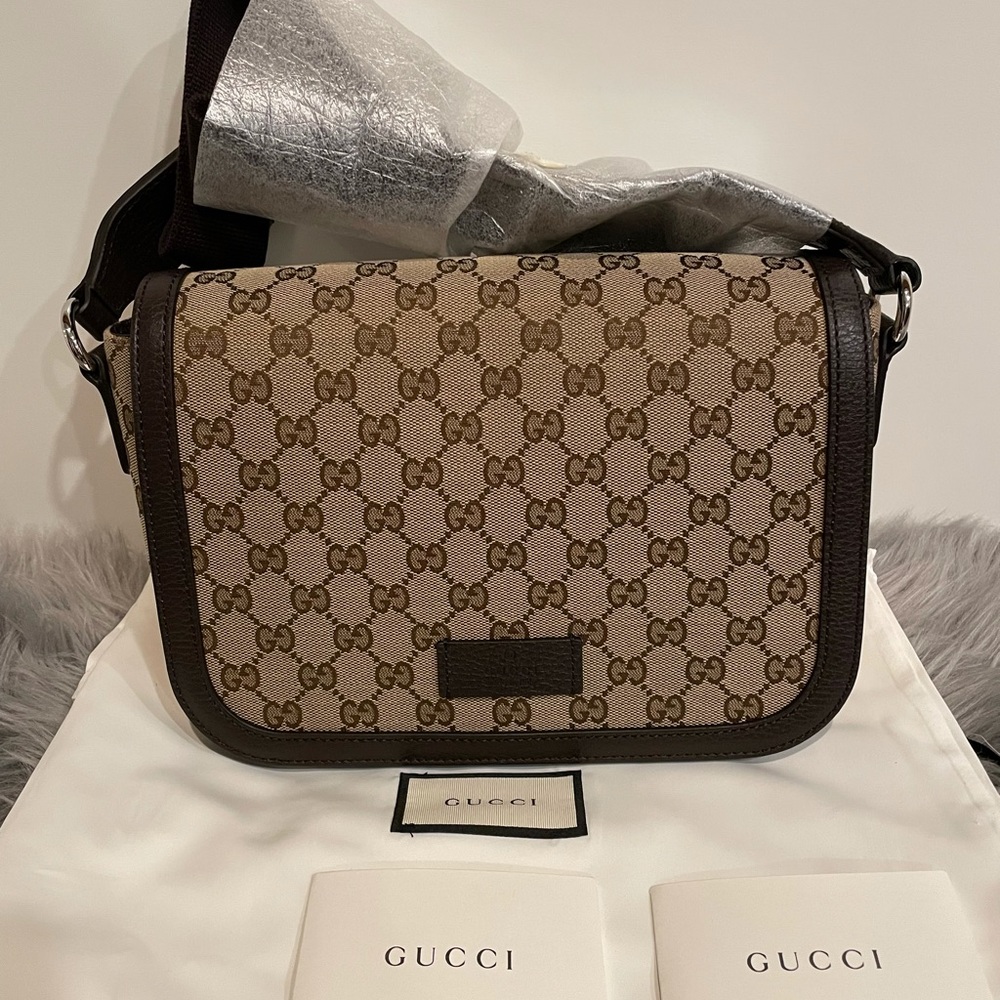 Gucci 449172 Guccissima Gg Canvas Messenger Bag